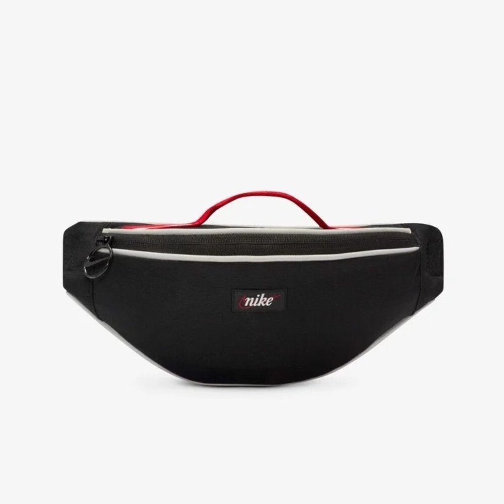 NWT Nike Heritage Retro Hip Pack Small 1L ONE SIZE (Black University Red White)